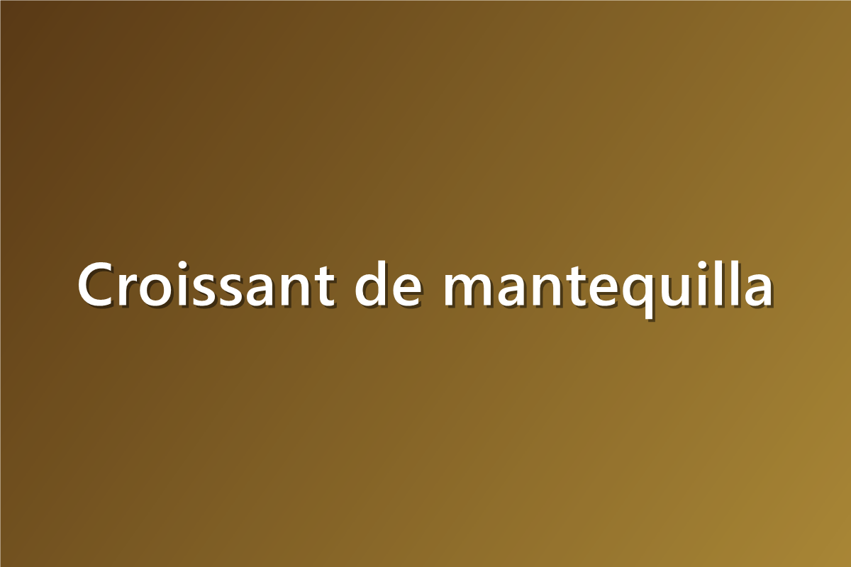 Croissant de mantequilla